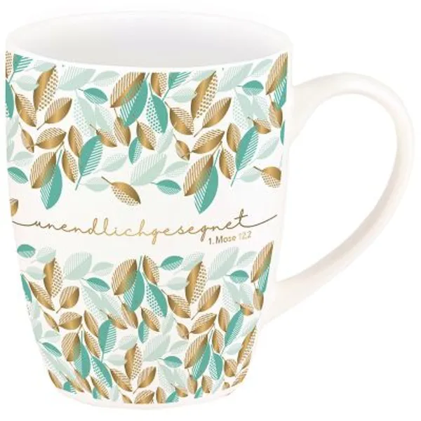 Produktbild des Artikels Tasse "unendlich gesegnet" (Gold-Edition) ()