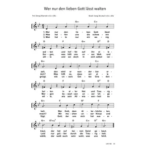 Produktbild des Artikels Wer nur den lieben Gott lässt walten (Noten - Download)