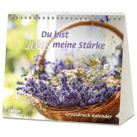 Produktbild des Artikels Du bist meine Stärke 2026 - Tischkalender (Kalender - Spiralbindung)