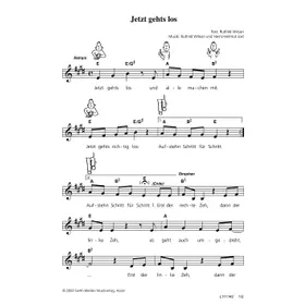 Produktbild des Artikels Jetzt gehts los (Noten - Download)