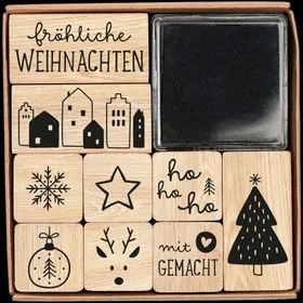 Produktbild des Artikels Stempel-Set Weihnachten ()