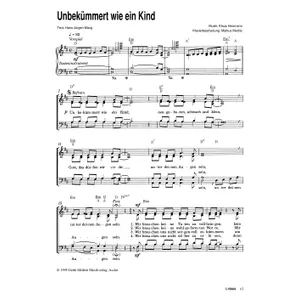 Produktbild des Artikels Unbekümmert wie ein Kind (Noten - Download)
