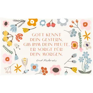 Produktbild des Artikels Holzschild groß - Gott kennt dein Gestern ()