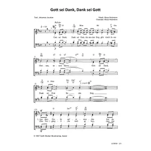 Produktbild des Artikels Gott sei Dank, Dank sei Gott (Noten - Download)