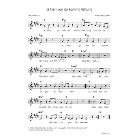 Produktbild des Artikels Ja Herr von dir kommt Rettung (Noten - Download)