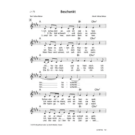 Produktbild des Artikels Beschenkt (Noten - Download)