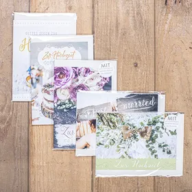 Produktbild des Artikels Doppelkartenset - Hochzeit 5 Stk. (Schreibwaren)