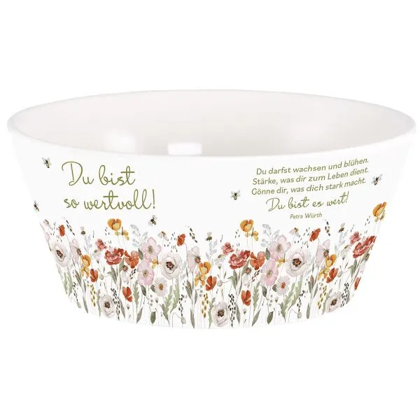 Produktbild des Artikels Müslischale "Du bist so wertvoll!" ()