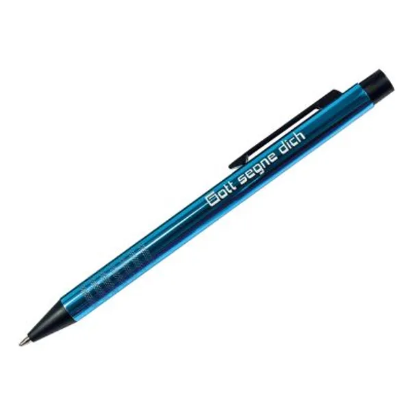 Produktbild des Artikels Metall-Kugelschreiber "Segen" - blau (Schreibwaren)