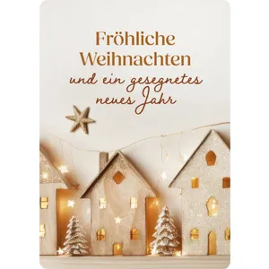 Produktbild des Artikels Postkarte - Fröhliche Weihnachten (Schreibwaren)