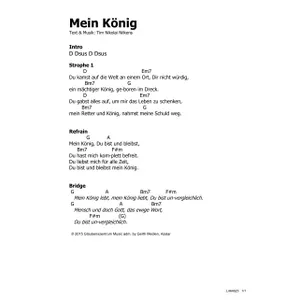 Produktbild des Artikels Mein König (Noten - Download)