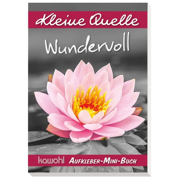 Produktbild des Artikels Aufkleber-Mini-Buch "Wundervoll" (Buch)