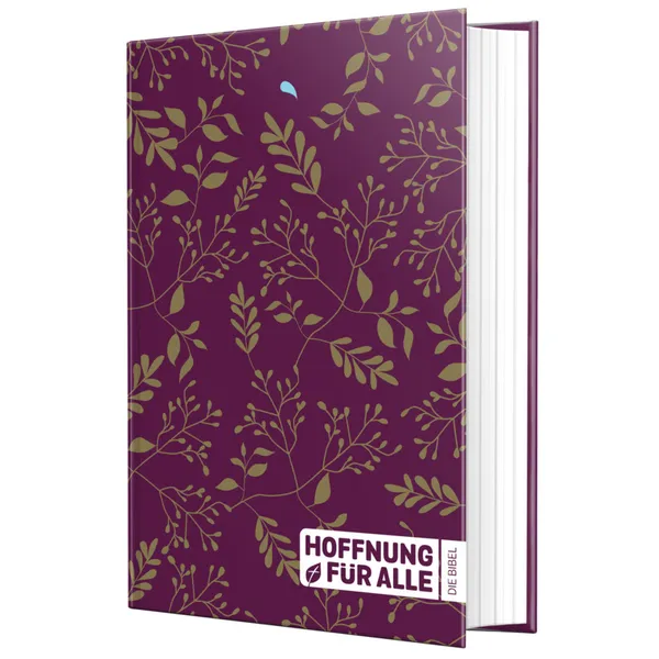 Produktbild des Artikels Hoffnung für alle. Die Bibel - Golden Leaves/Purple Edition (Bibel - Hardcover)