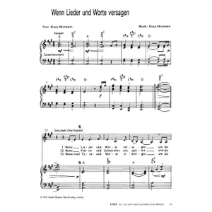 Produktbild des Artikels Wenn Lieder und Worte versagen (Noten - Download)
