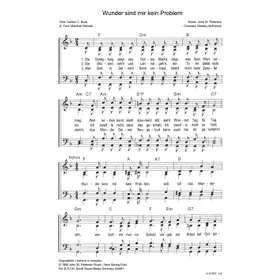Produktbild des Artikels Wunder sind mir kein Problem (Noten - Download)