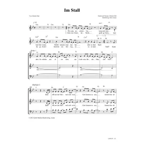 Produktbild des Artikels Im Stall (Noten - Download)