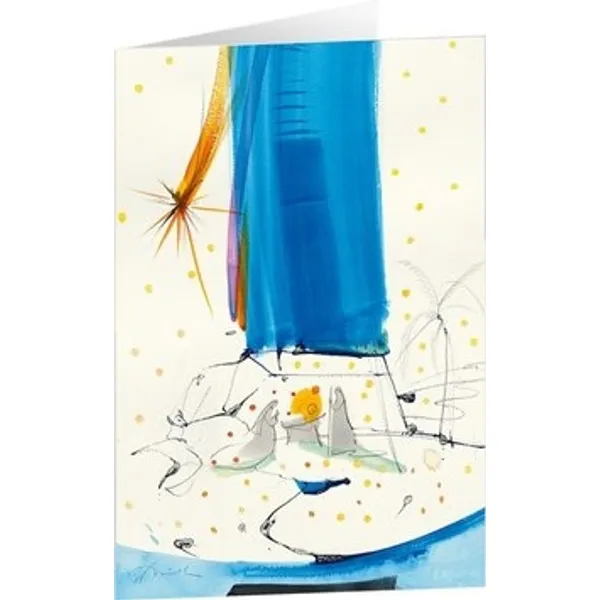 Produktbild des Artikels Kunstkarten "Christi Geburt" 5 Stk. (Schreibwaren)