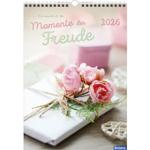 Produktbild des Artikels Momente der Freude 2026 - Posterkalender (Kalender - Spiralbindung)
