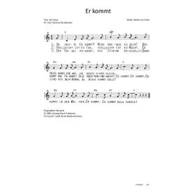 Produktbild des Artikels Er kommt (Noten - Download)