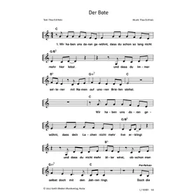 Produktbild des Artikels Der Bote (Noten - Download)