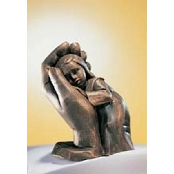 Produktbild des Artikels Bleib sein Kind - Bronzefarbener Steinguss ()