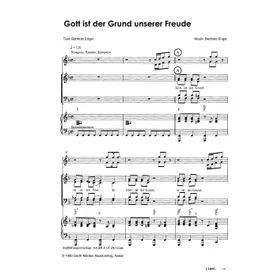 Produktbild des Artikels Gott ist der Grund unserer Freude (Noten - Download)