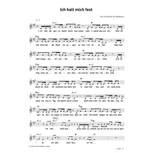 Produktbild des Artikels Ich halt mich fest (Noten - Download)