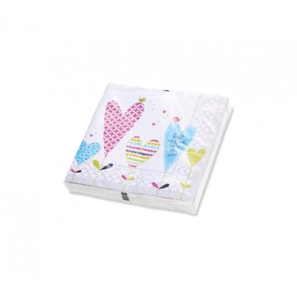 Produktbild des Artikels Servietten "Herzen" ()