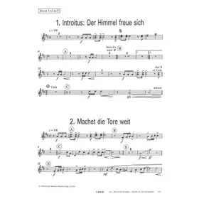 Produktbild des Artikels Gelobt sei, der da kommt (Horn in F) (Noten - Download)