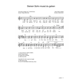 Produktbild des Artikels Deinen Sohn musst du geben (Noten - Download)