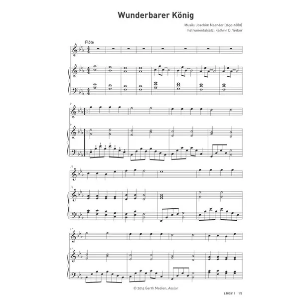 Produktbild des Artikels Wunderbarer König (Noten - Download)