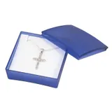 Stimmungsbild zu Halskette "Kreuz" silber-rhodiniert mit Zirkonia