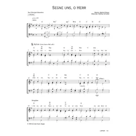 Produktbild des Artikels Segne uns, o Herr (Noten - Download)
