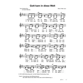 Produktbild des Artikels Gott kam in diese Welt (Noten - Download)