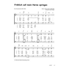 Produktbild des Artikels Fröhlich soll mein Herze springen (Noten - Download)