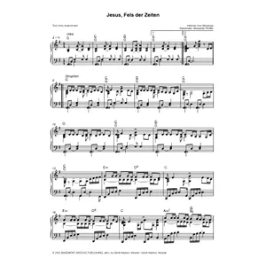 Produktbild des Artikels Jesus Fels der Zeiten (Noten - Download)