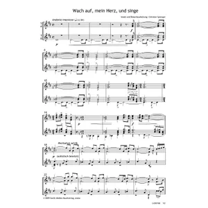 Produktbild des Artikels Wach auf, mein Herz, und singe (Noten - Download)
