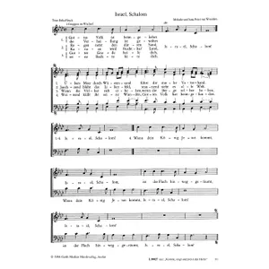 Produktbild des Artikels Israel, Schalom (Noten - Download)