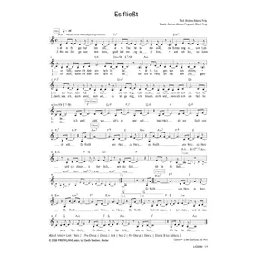 Produktbild des Artikels Es fließt (Noten - Download)