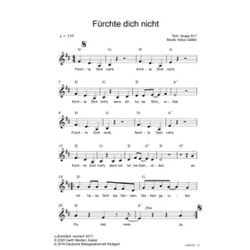 Produktbild des Artikels Fürchte dich nicht (Noten - Download)