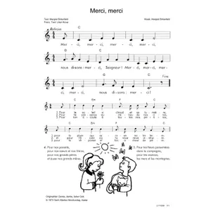 Produktbild des Artikels Merci, merci (Noten - Download)