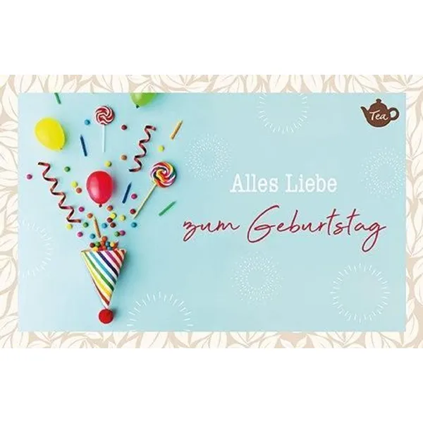 Produktbild des Artikels Teekarte - Alles Liebe zum Geburtstag (Lebensmittel)
