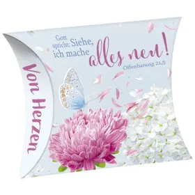 Produktbild des Artikels Jahreslosung 2026 - Schafmilchseife Herz Grafik (Kosmetik)