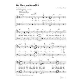 Produktbild des Artikels Du führst uns freundlich (Noten - Download)