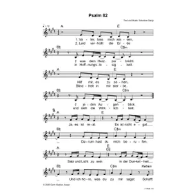 Produktbild des Artikels Psalm 82 (Noten - Download)