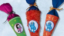 Bild zum Newsbeitrag - Schultüten zum Nachbasteln