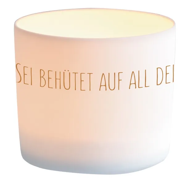Produktbild des Artikels Windlicht LichterZeit "Sei behütet" ()