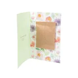 Stimmungsbild zu Jahreslosung 2026 - Blumensamentütchen in Klappkarte