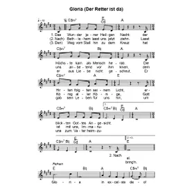 Produktbild des Artikels Gloria (Der Retter ist da) (Noten - Download)