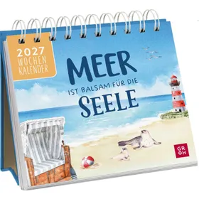 Produktbild des Artikels MEER ist Balsam für die Seele 2027 - Mini-Wochenkalender (Kalender - Spiralbindung)